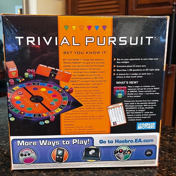 NEW Trivial Pursuit Bet You Know It Board Game - Picture 3 of 4